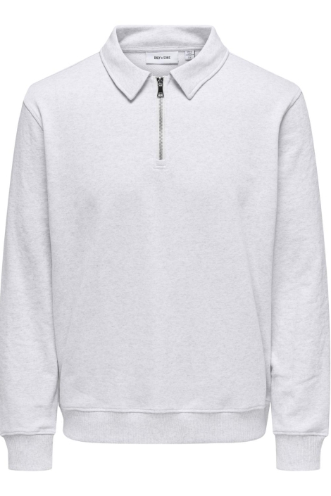 Only & Sons onsdavid reg half zip sweat noos
